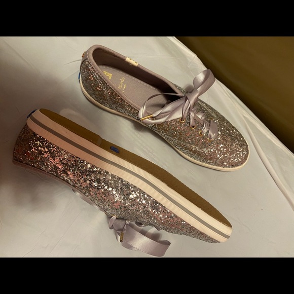 Keds Shoes Sparkling Silver Keds Wore Once Indoors Poshmark